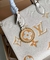Bolsa Louis Vuitton OnTheGo MM Monogram Empreinte Creme Italiana na internet