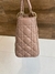 Bolsa Lady Dior Média Nude/Dourada Italiana - comprar online