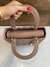 Bolsa Lady Dior Média Nude/Dourada Italiana - Bolsas e Grife