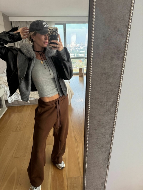 JOGGER NAIRA CHOCOLATE - comprar online