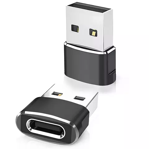 Adaptador OTG Conversor Plug Usb C Fêmea Para Usb Macho ( Serve para iPhone ou cabo Garmin)