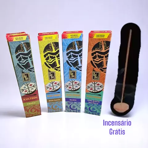 Incenso massala Salvia Branca zed black Kultrun 15g - comprar online
