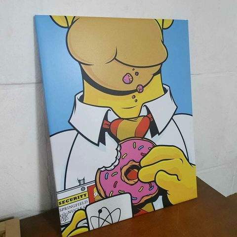SIMPSONS POPART - Cuadro sobre Bastidor v/medidas
