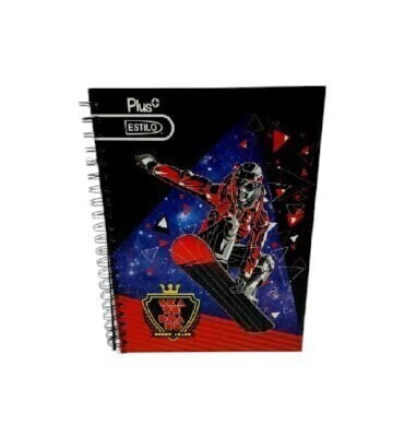 CUADERNO ARGOLLADO 105 PASTA DURA NIÑO - Papelería La Gran 12