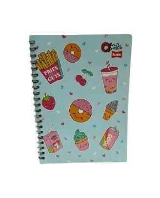 CUADERNO ARGOLLADO GRANDE NIÑA ECONÓMICO - Papelería La Gran 12