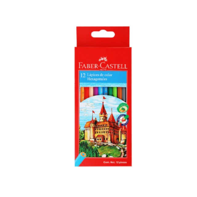 COLOR FABER CASTELL UNIPUNTA ECOLAPICES X12 COLOR FABER CASTELL UNIPUNTA ECOLAPICES X12