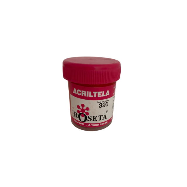 ACRITELA ROSETA- PINTURA ACRÍLICA PARA TELA 30C.C - Papelería La Gran 12