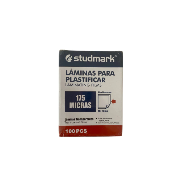 LÁMINA PARA PLASTIFICAR STUDMARK LÁMINA PARA PLASTIFICAR STUDMARK