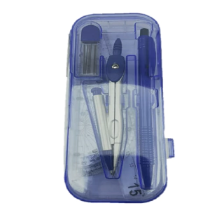 COMPAS ESCOLAR CON JUEGO GEOMETRICO DENGFENO DF-3009B