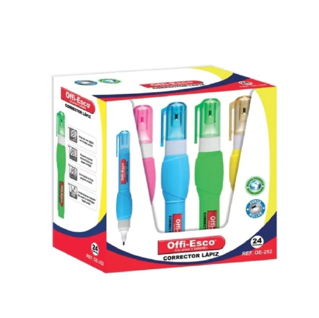 CORRECTOR LAPIZ OFFI ESCO GRANDE X UND - comprar online
