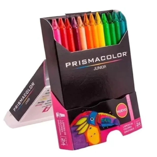 LAPICES DE COLORES GIRATORIOS JUNIOR PRISMA COLOR X 24 UND COD: LAPIZP LAPICES DE COLORES GIRATORIOS JUNIOR PRISMA COLOR X 24 UND COD: LAPIZP