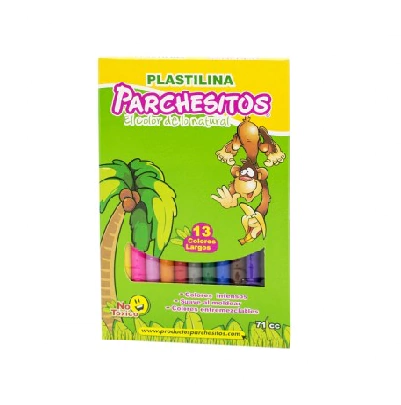 PLASTILINA PARCHESITO LARGA X 13 UND PLASTILINA PARCHESITO LARGA X 13 UND