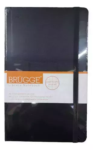 Libreta Brugge Explora Medium 13x21 Cm Cuadriculado 96 Hojas
