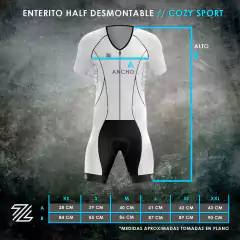 Imagen de Enterito Triatlón Desmontable Noya Unisex