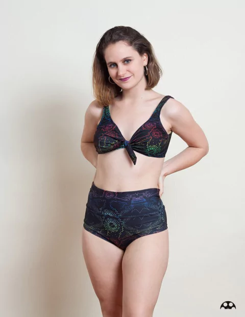 Corpiño Doroty - Culotte Doble cintura - Volver al futuro