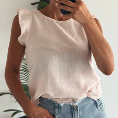 BLUSA DE LINO CLARA