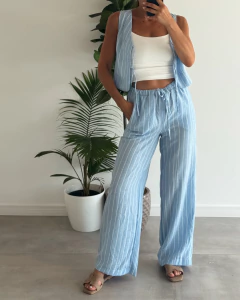 CHALECO DE LINO TIZIANA - comprar online