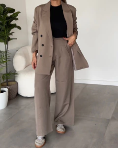 PANTALON SASTRERO WIDE LEG DELIA - comprar online