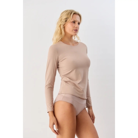 Camiseta Escote Redondo Microfibra Sweet Lady - comprar online