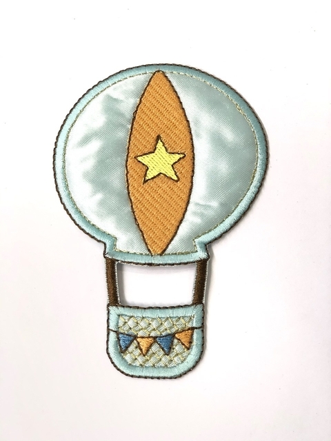 APLIQUE TERMOCOLANTE BALÃO TIFANY TAM G 7,5X11 CM UNIDADE