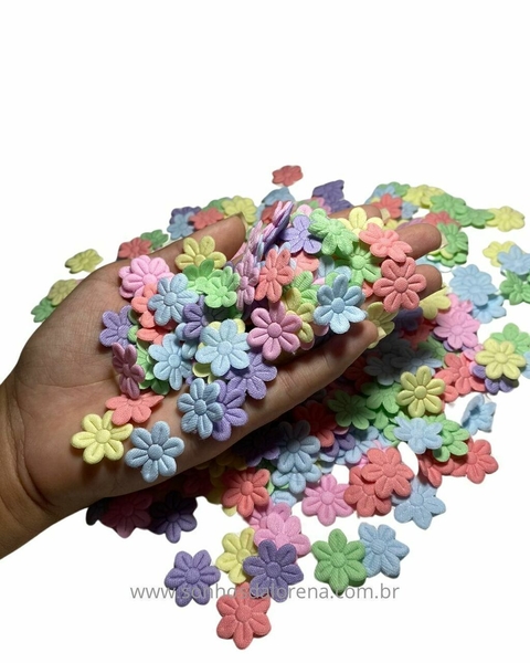 FLOR PRENSADA COM 05 GRAMAS APROXIMADAMENTE 50 UNIDADES TONS CANDY