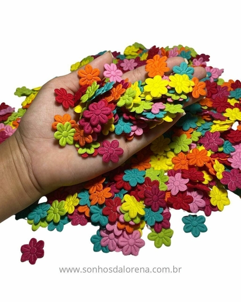 FLOR PRENSADA COM 05 GRAMAS APROXIMADAMENTE 50 UNIDADES TONS QUENTES