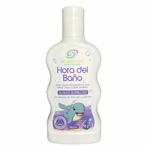 Baño liquido hipoalergenico para bebés/250 ml.
