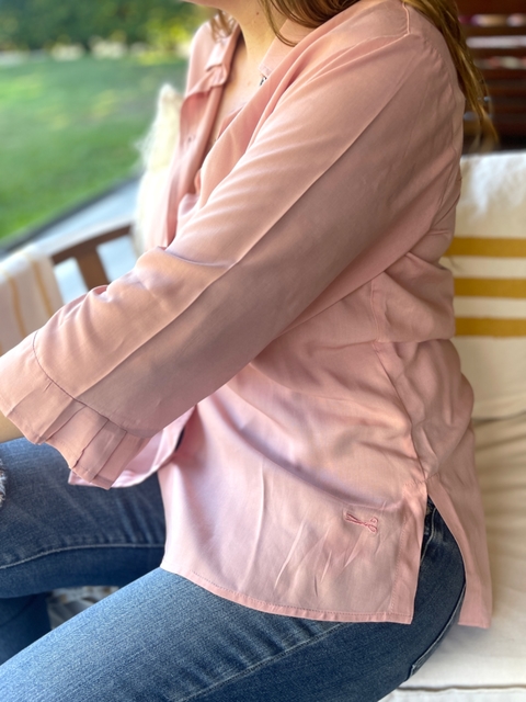 CAMISA LA BORDEVOY MUJER, ROSA VIEJO - LA BORDEVOY