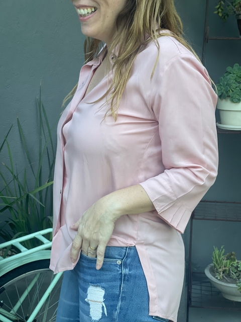 CAMISA LA BORDEVOY MUJER, ROSA VIEJO