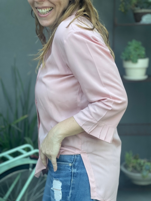 CAMISA LA BORDEVOY MUJER, ROSA VIEJO - LA BORDEVOY