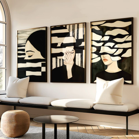 Set de 3 cuadros Surreal - 10/11/12 - comprar online