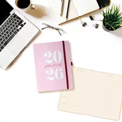 Agenda Apollo Collection rosa 18 meses - Graphique France - tienda online