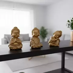 Mini Buda Dorado Adorno Zen Feng Shui en internet