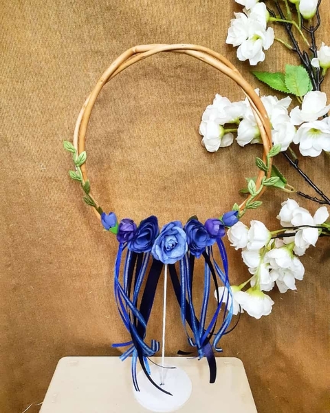 centro de mesa atrapa sueños floral