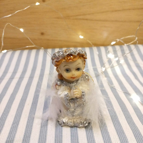 ANGEL ADORNO DE TORTA DECO COMUNION BAUTISMO