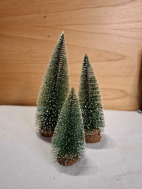 arbolito navidad pino nevado 25cm