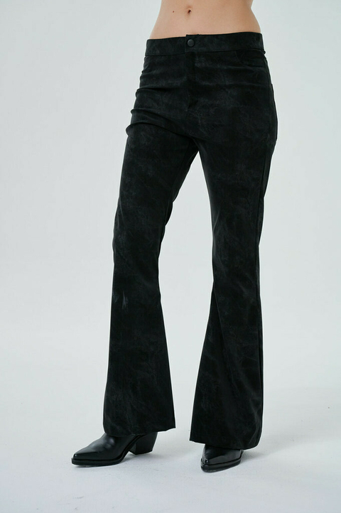 Pantalon Gamuza Negro