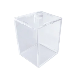 Organizador De Cotonetes em Acrílico Cristal