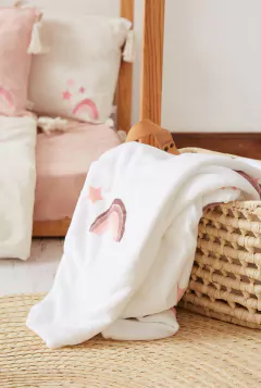 01-MANTAS POLAR ESTAMPADAS (Arcoiris) - Lilo, pá lilo