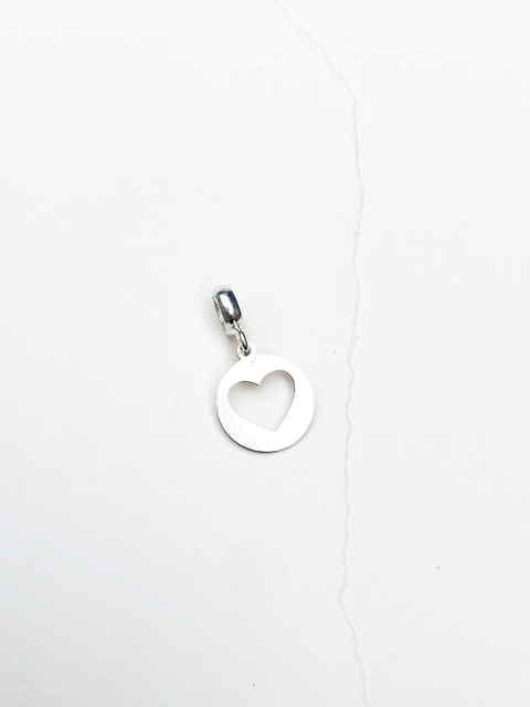 Berloque Coração de prata