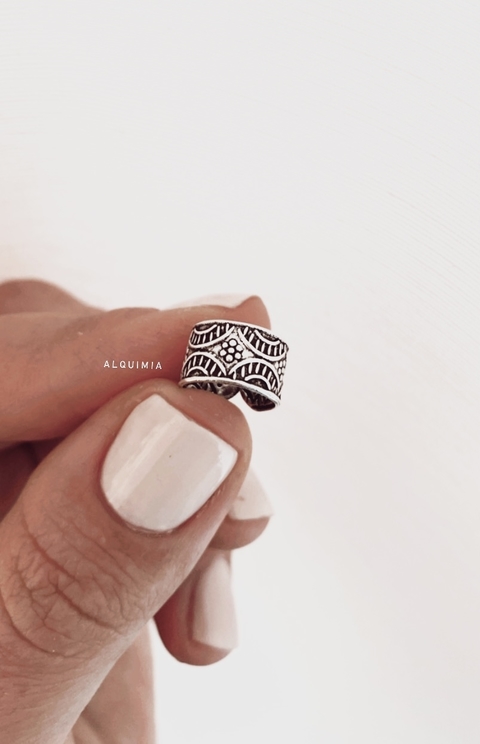 CUFF AFRO 3 - por unidad - PLATA 925- A.145-C