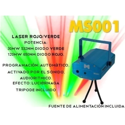 Mini Laser Moon MS001 Rojo/Verde
