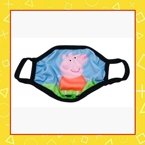 Barbijo de tela peppa pig