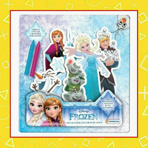 Figuras Para el Baño con Crayones - Frozen