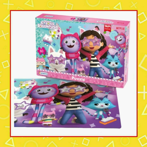 Puzzle Gabby Dollhouse Gigante - 60 Piezas