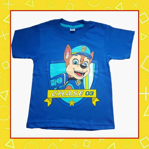Remera de Paw Patrol Chase azul