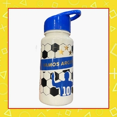 Botella straw top Argentina Futbol