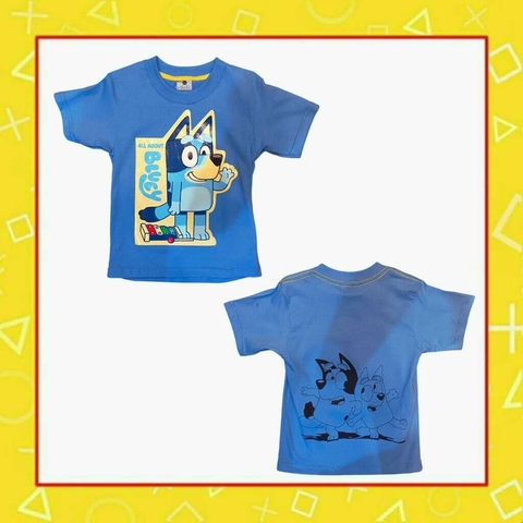 Remera Bluey Manga Corta