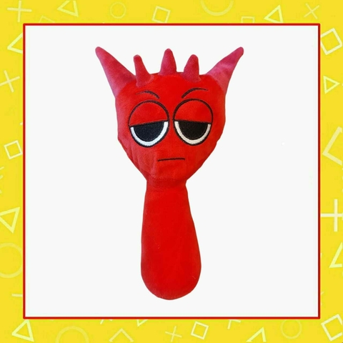 Peluche Sprunki Rojo Bordado