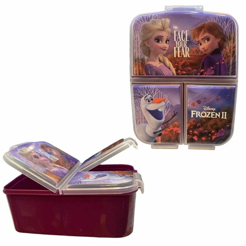 Tupper hermetico con divisiones frozen - comprar online